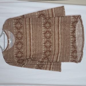 Brown Charming Charlie's sweater medium